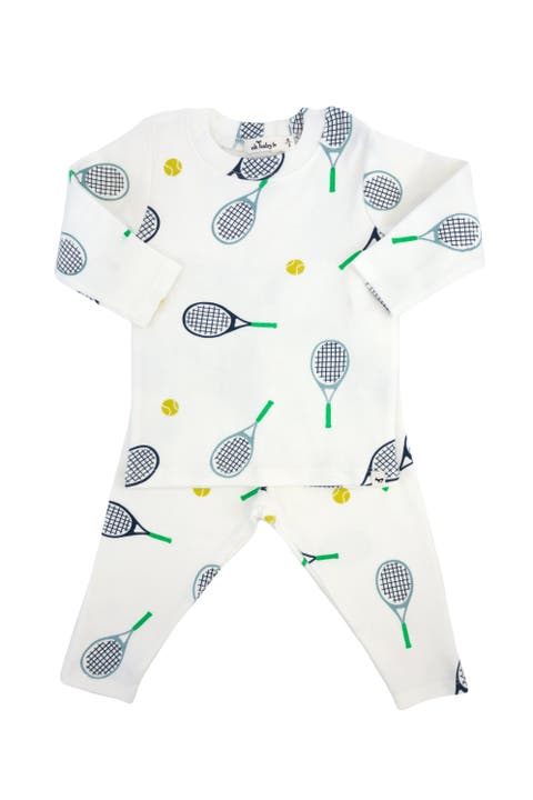 Tennis Print Two Piece Set