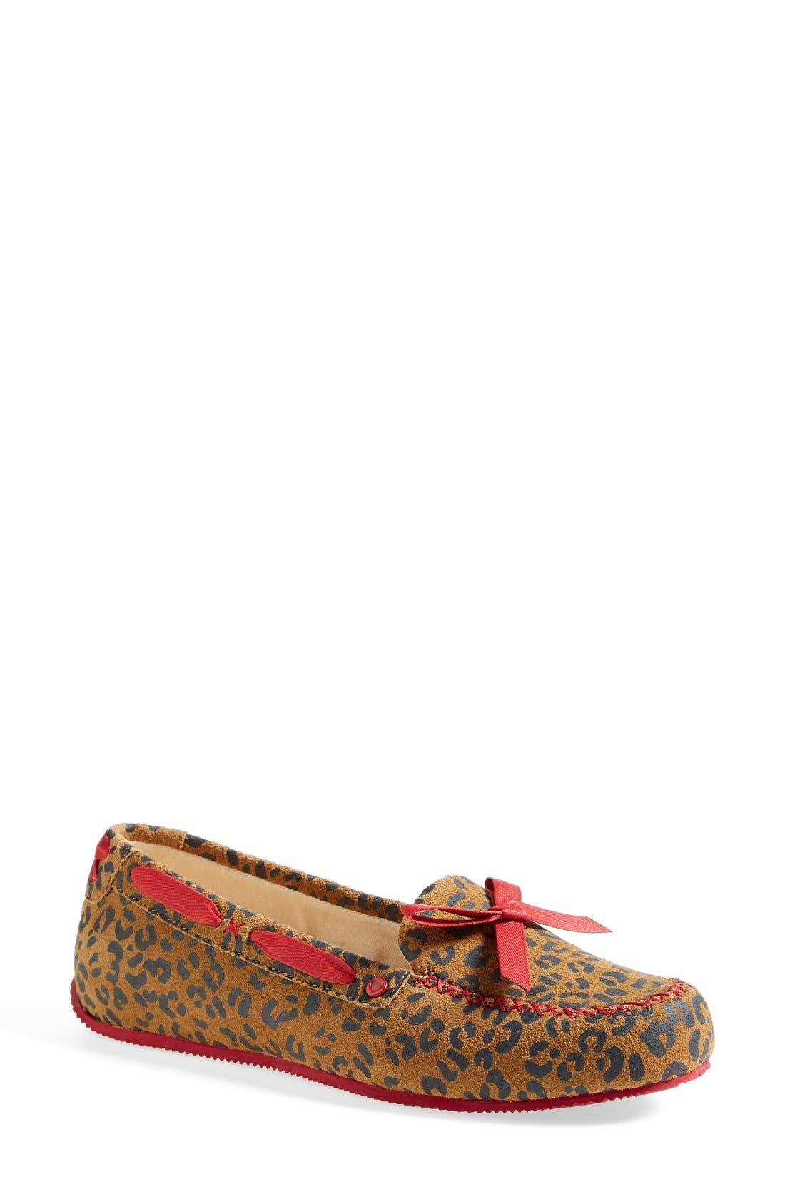 by UGG® Australia 'I Heart Belle' Slipper, Main, color, CHESTNUT LEOPARD