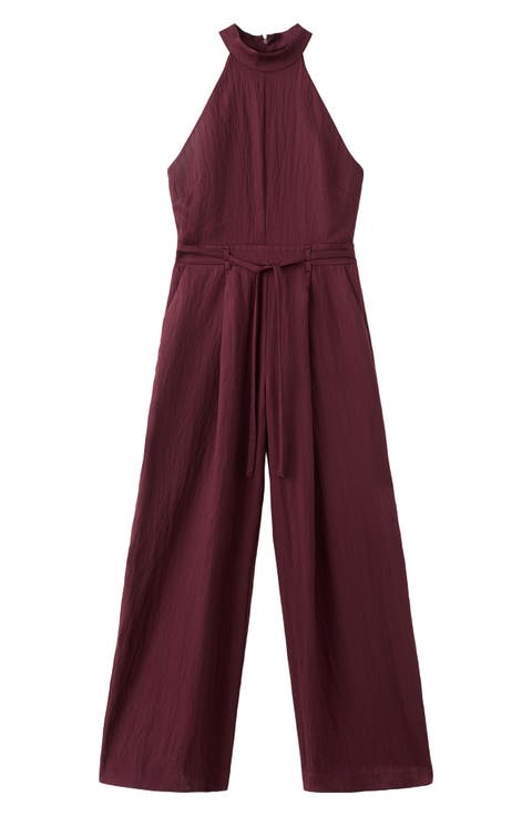 Sleeveless Wide Leg Jumpsuit