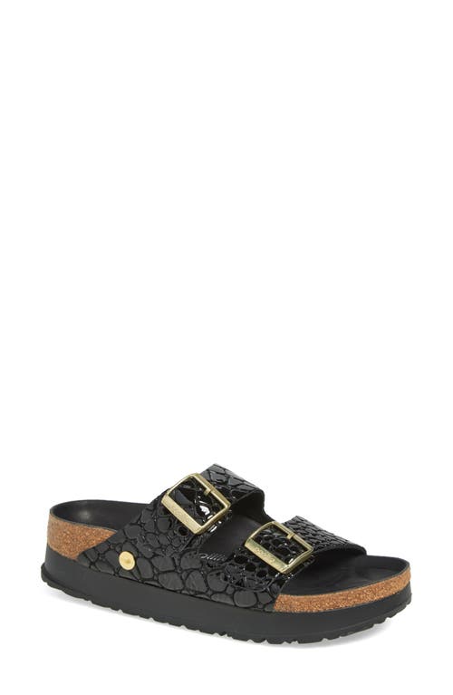 Birkenstock Papillio By Arizona Flex Platform Sandal In Black Black