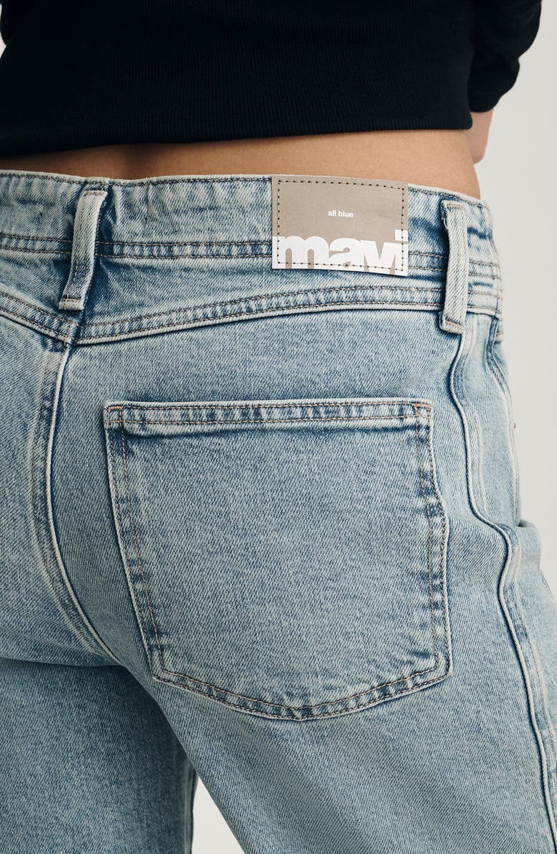 Mavi Jeans Nica Twist Seam High Waist Barrel Jeans, Alternate, color,