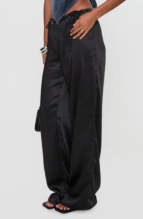 Princess Polly Thrill Of It All Satin Drawstring Pants