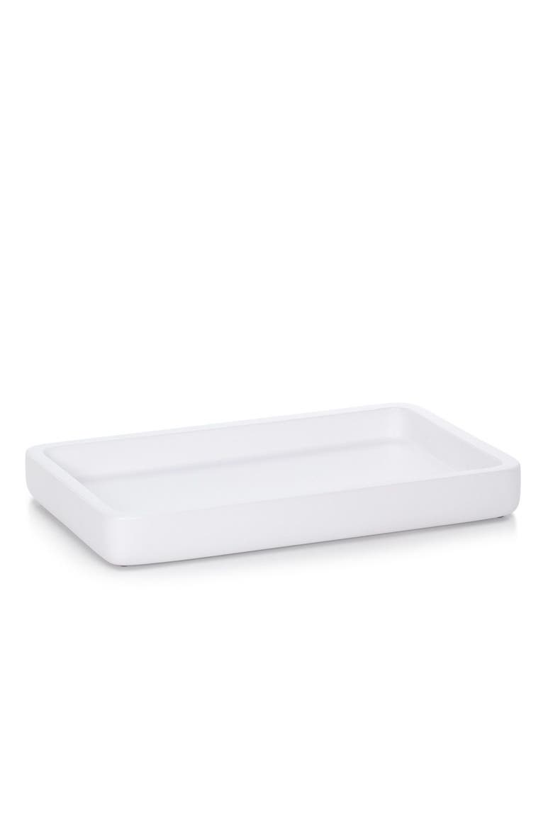 Domus White Matte Tray, Main, color, WHITE