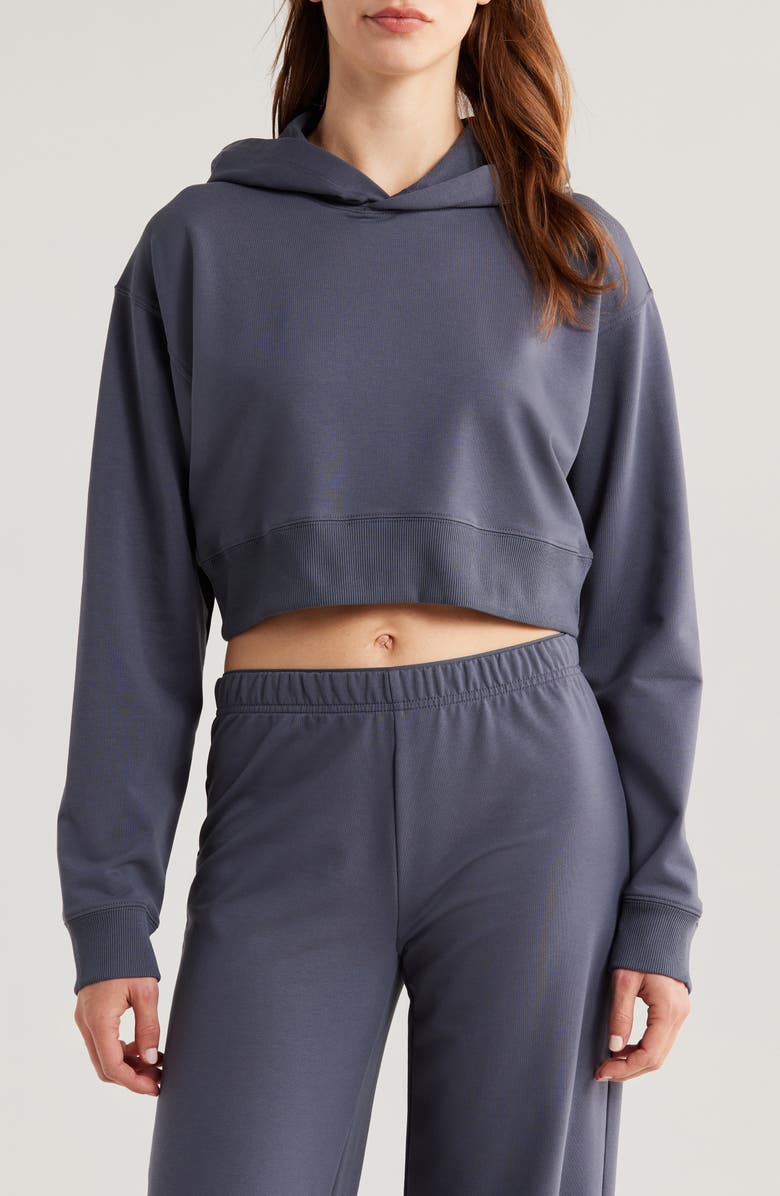 Florence by Mills Gym Crush Hoodie, Main, color, Grisaille