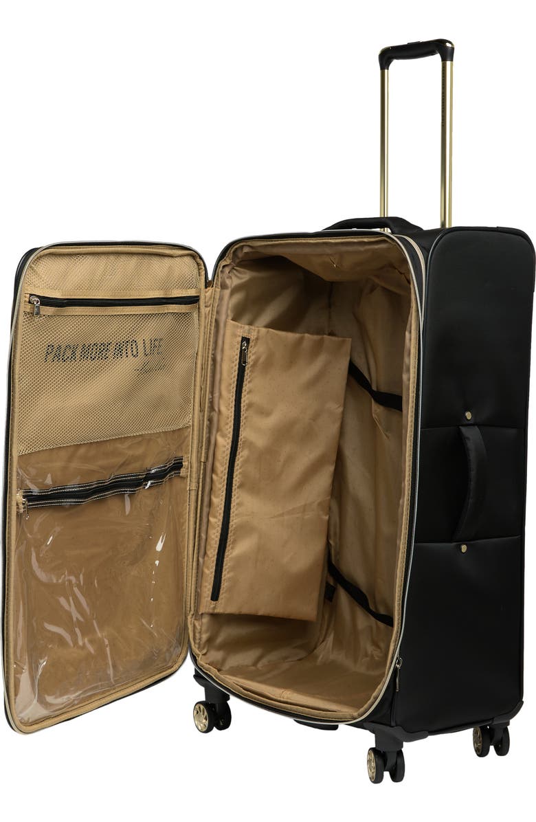 Kenneth Cole 28" Chelsea Chevron Quilt Expandable 8-Wheel Luggage, Alternate, color, Black