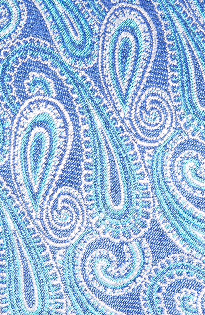 David Donahue Paisley Linen & Silk Tie, Alternate, color, 