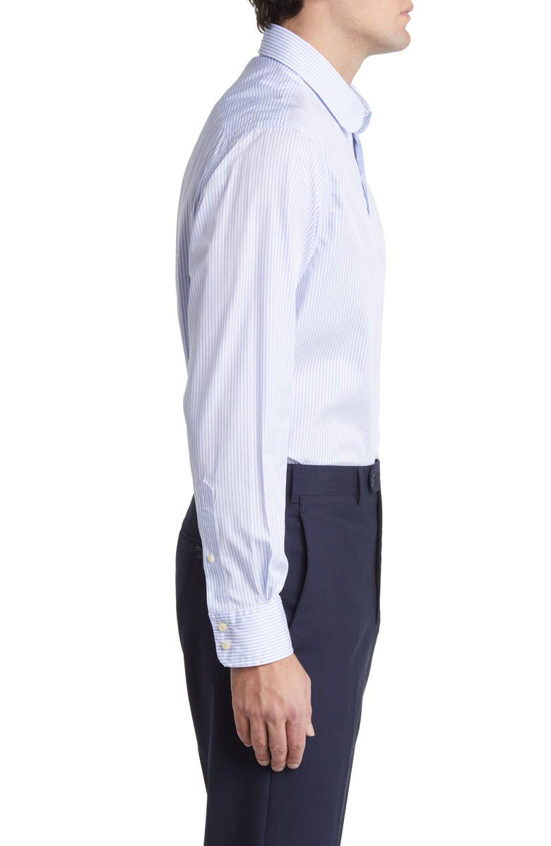 Brooks Brothers x Thomas Mason<sup>®</sup> Stripe Club Collar Dress Shirt, Alternate, color,