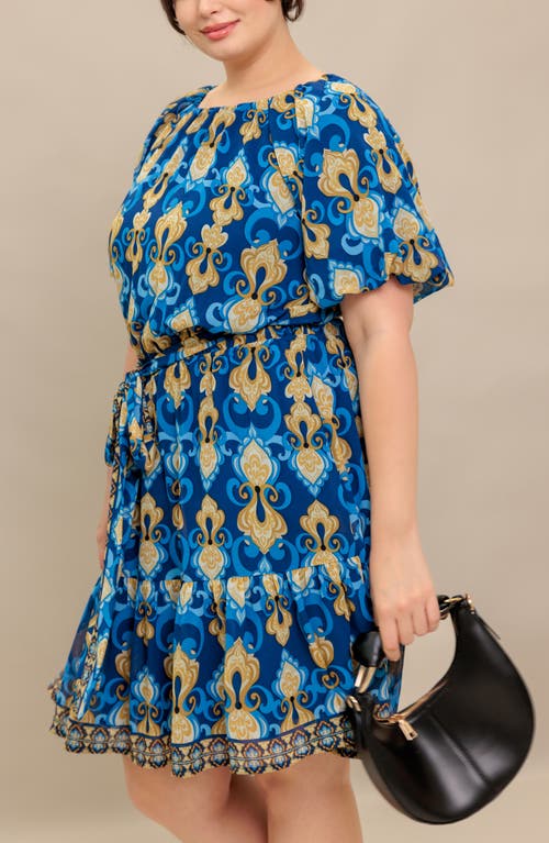 FLYING TOMATO FLYING TOMATO PUFF SLEEVE MINIDRESS