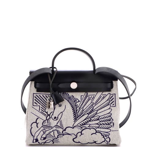 Herbag Zip Pegase Pop Toile and Leather 31