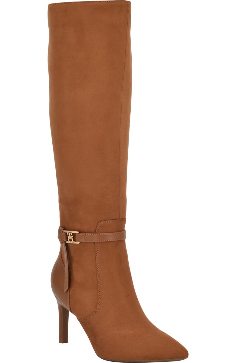 Tommy Hilfiger Jullie Knee High Boot, Main, color, Medium Brown
