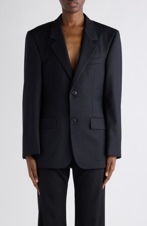 Tailored Wool Gabardine Jacket