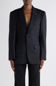 Balenciaga Tailored Wool Gabardine Jacket