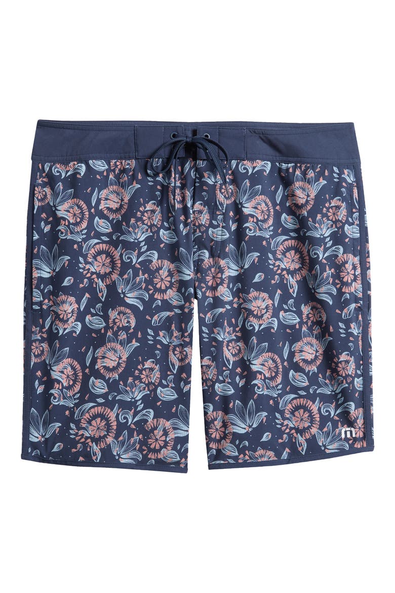 Flourish Board Shorts, Alternate, color, MOOD INDIGO/ VINTAGE INDIGO