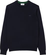Lacoste Merino Wool Crewneck Sweater