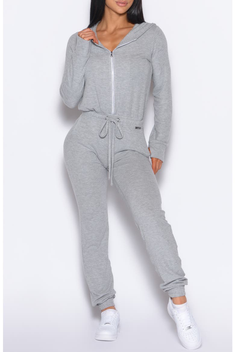 Flirty Jumpsuit, Main, color, Cozy Silver