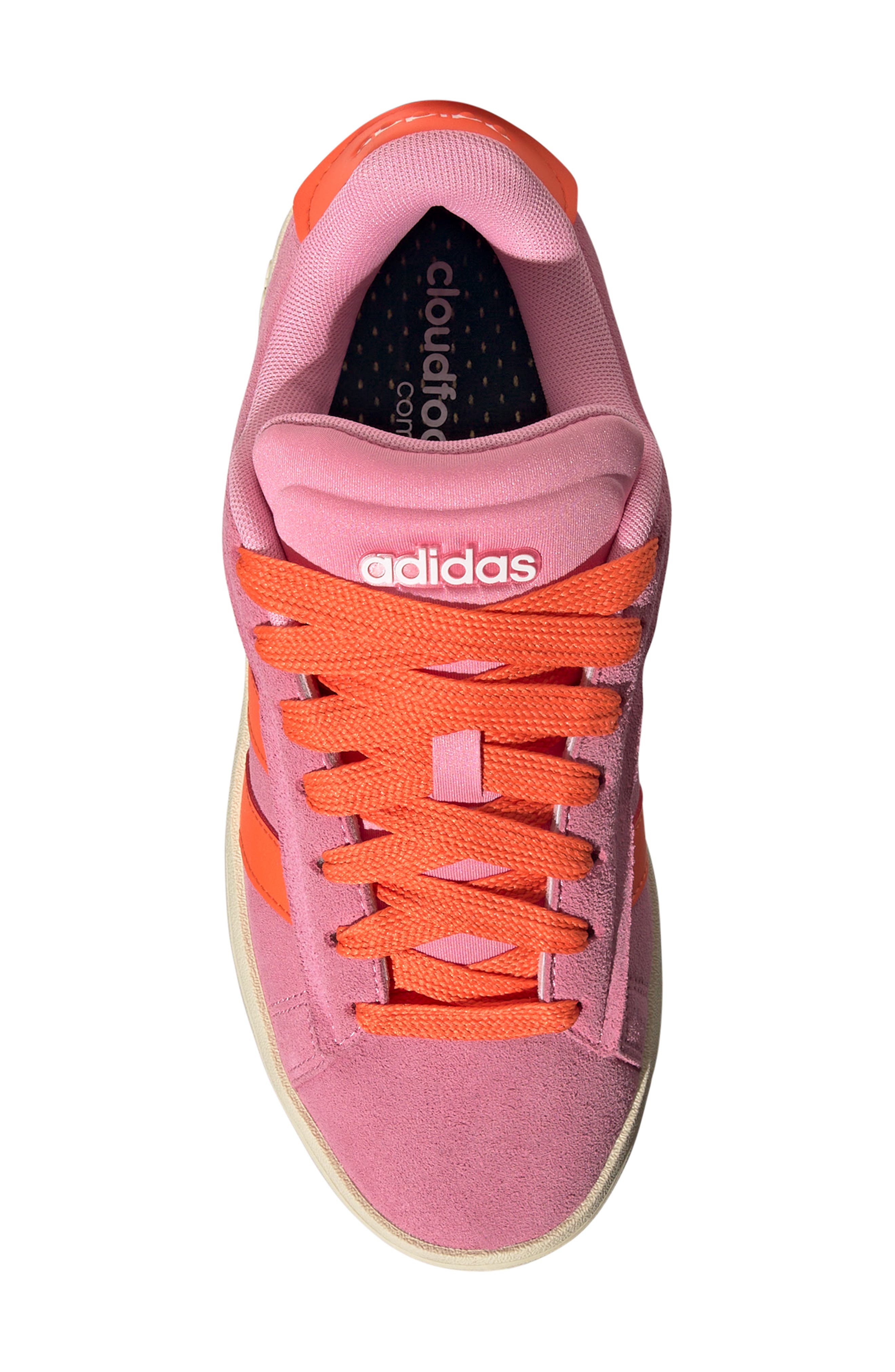 Grand Court Alpha '00 Sneaker, Alternate, color, BLISS PINK/ ORANGE/ GUM