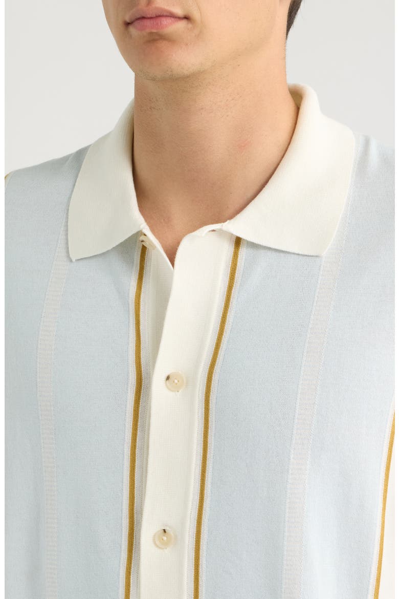 Lastro Cotton Blend Button-Up Shirt, Alternate, color, OPEN WHITE