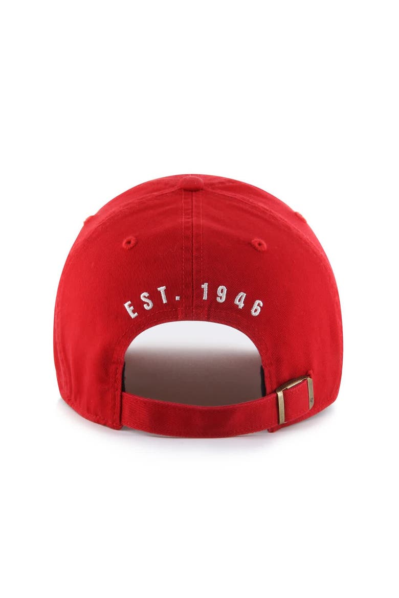 Men's '47  Scarlet San Francisco 49ers Hard Hat Clean Up Adjustable Hat, Alternate, color, Scarlet