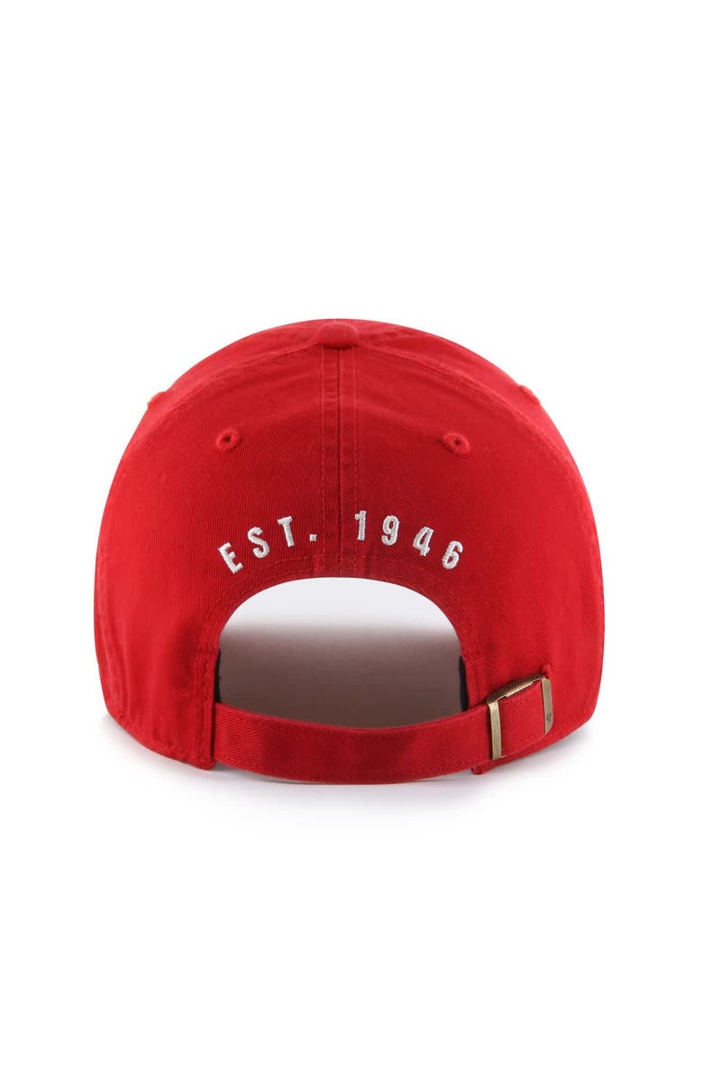 '47 Men's '47  Scarlet San Francisco 49ers Hard Hat Clean Up Adjustable Hat, Alternate, color, Scarlet