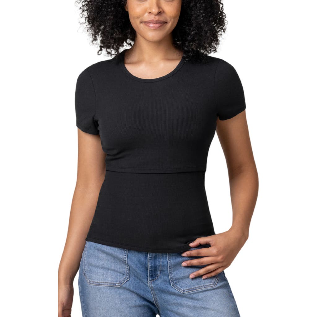 Kindred Bravely Ribbed Crew Neck Nursing T-shirt