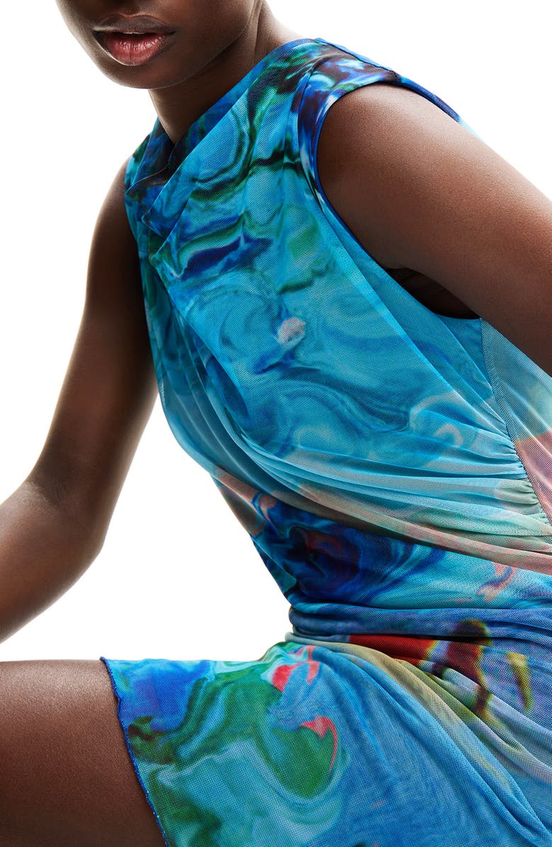 Desigual M. Christian Lacroix Tulle Minidress, Alternate, color,