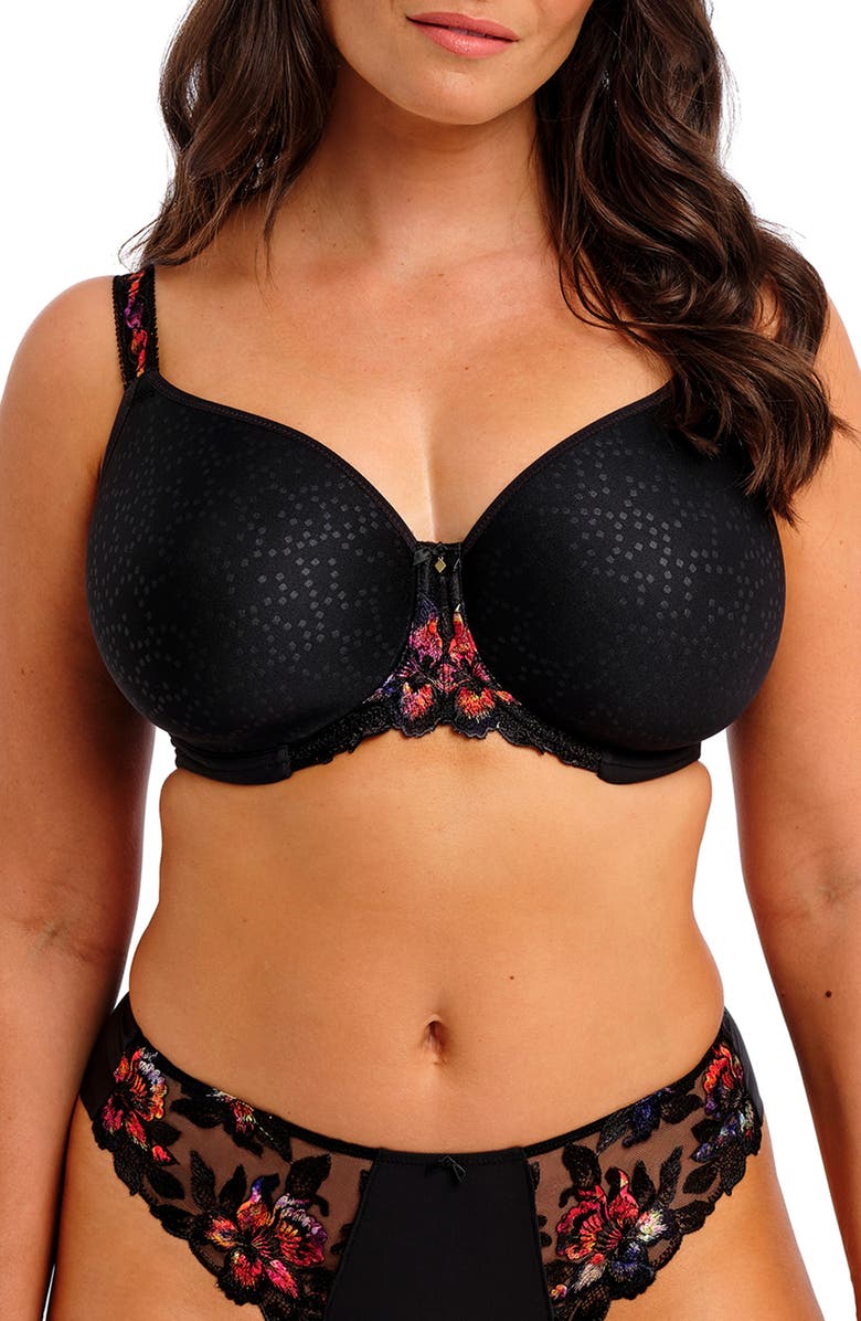 Fantasie Magdalena Underwire Molded Spacer Bra, Main, color, Noir