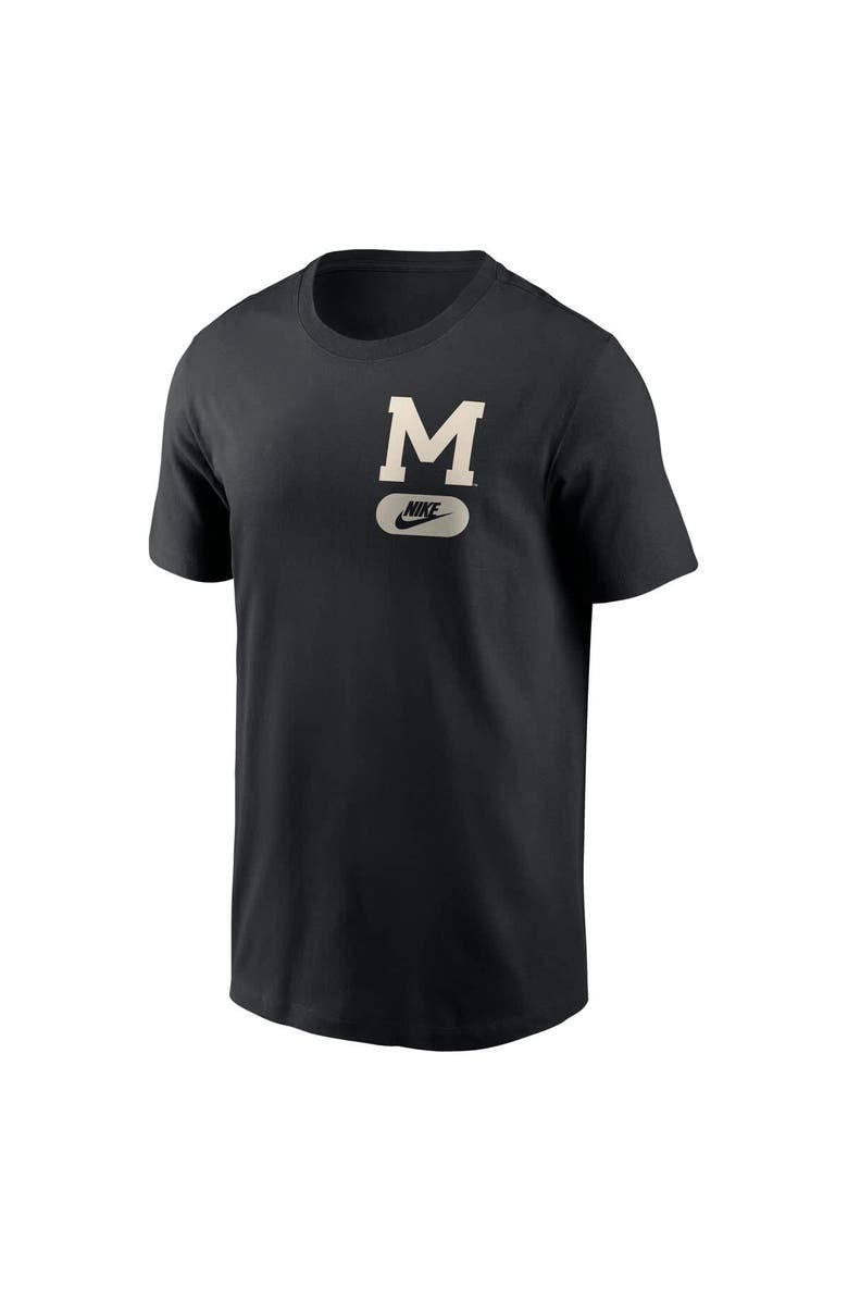 Nike Men's Nike Black Michigan Wolverines Fashion T-Shirt, Alternate, color, Black