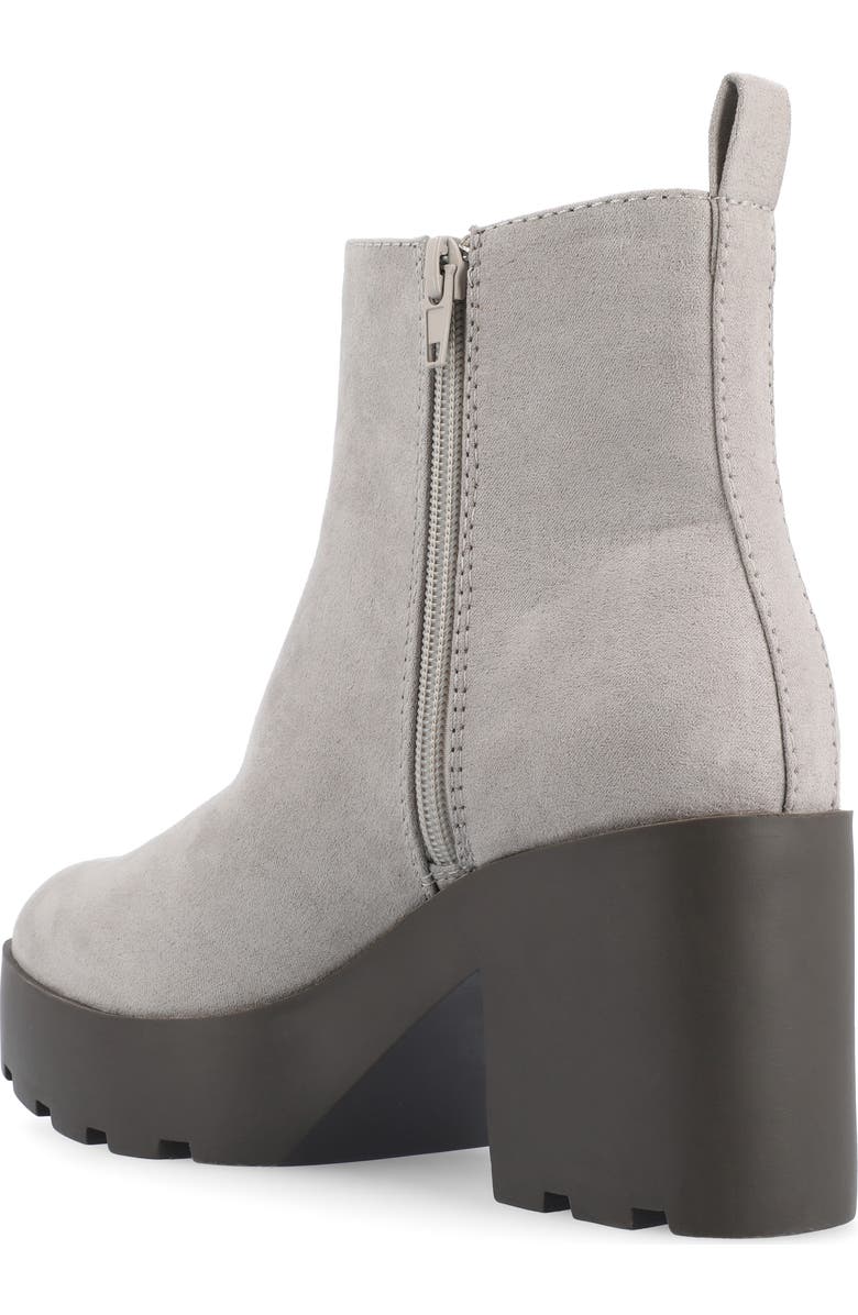 Journee Collection Cassidy Bootie, Alternate, color, Grey