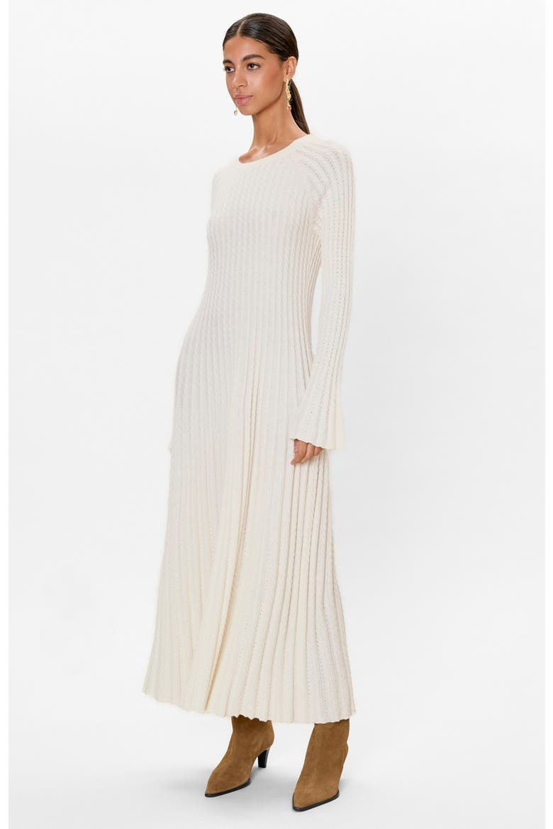 Ella Sweater Dress, Alternate, color, Ivory