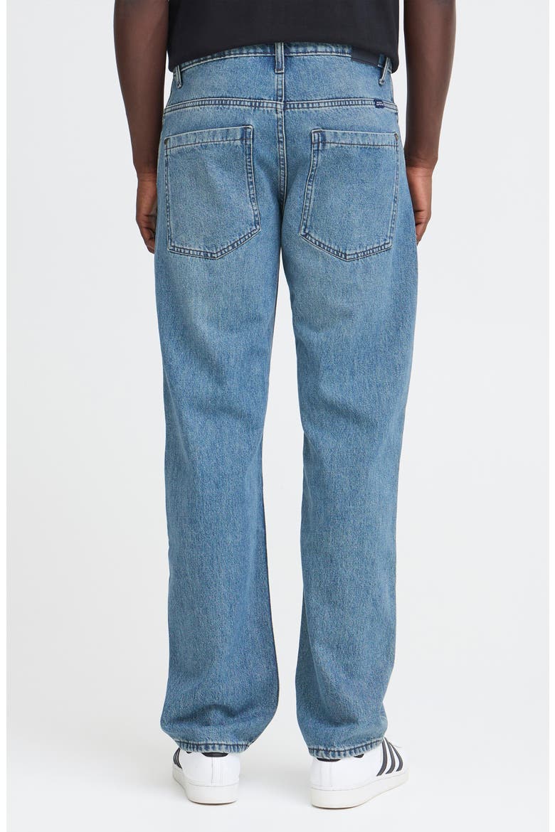 Regular Fit Loose Leg Pants, Alternate, color, DENIM MIDDLE BLUE