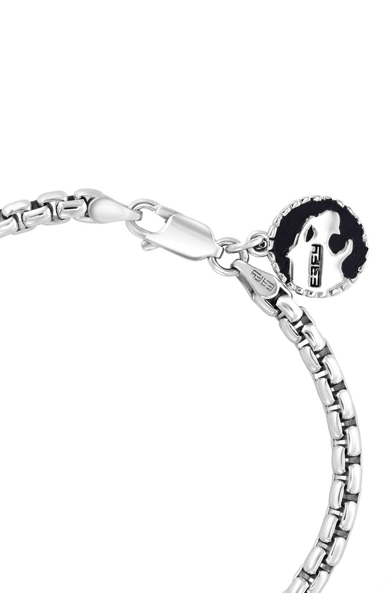 EFFY Sterling Silver Diamond Chain Link Bracelet - 0.10ct., Alternate, color, Silver