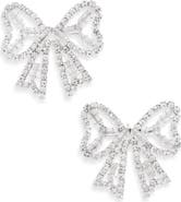 Tasha Crystal Bow Stud Earrings