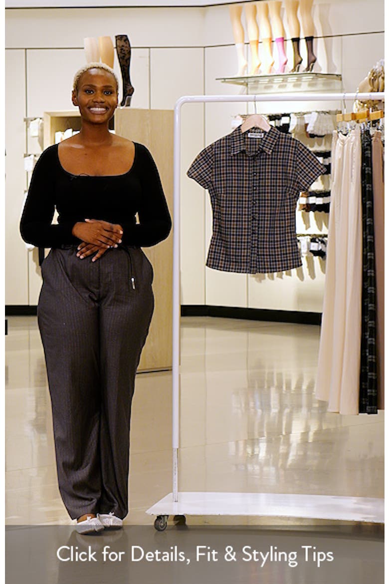 Lift Off Plaid Cotton Button-Up Shirt video