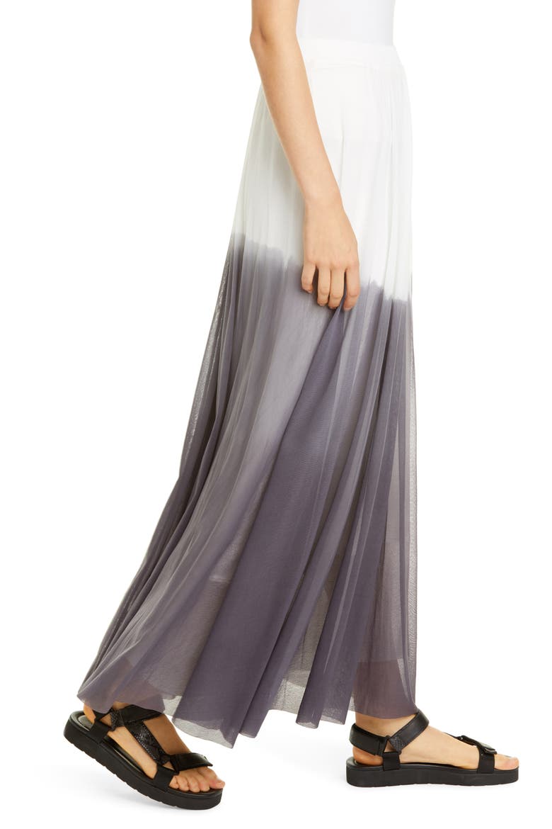 Dégradé Mesh Maxi Skirt, Alternate, color, COCCO