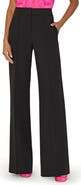 Milly Nash High Waist Cady Wide Leg Pants