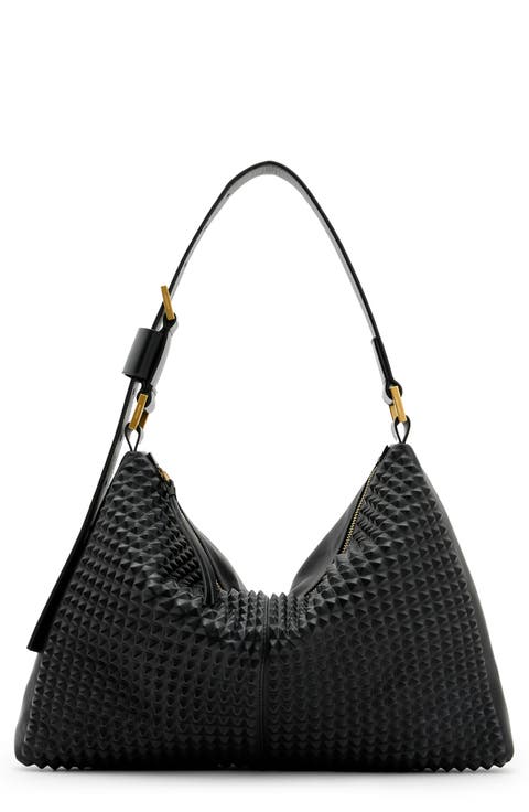 Edbury Stud Leather Shoulder Bag