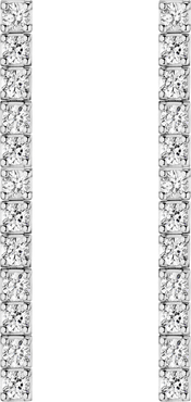 Aurate New York Lab Grown Sapphire Tennis Earrings