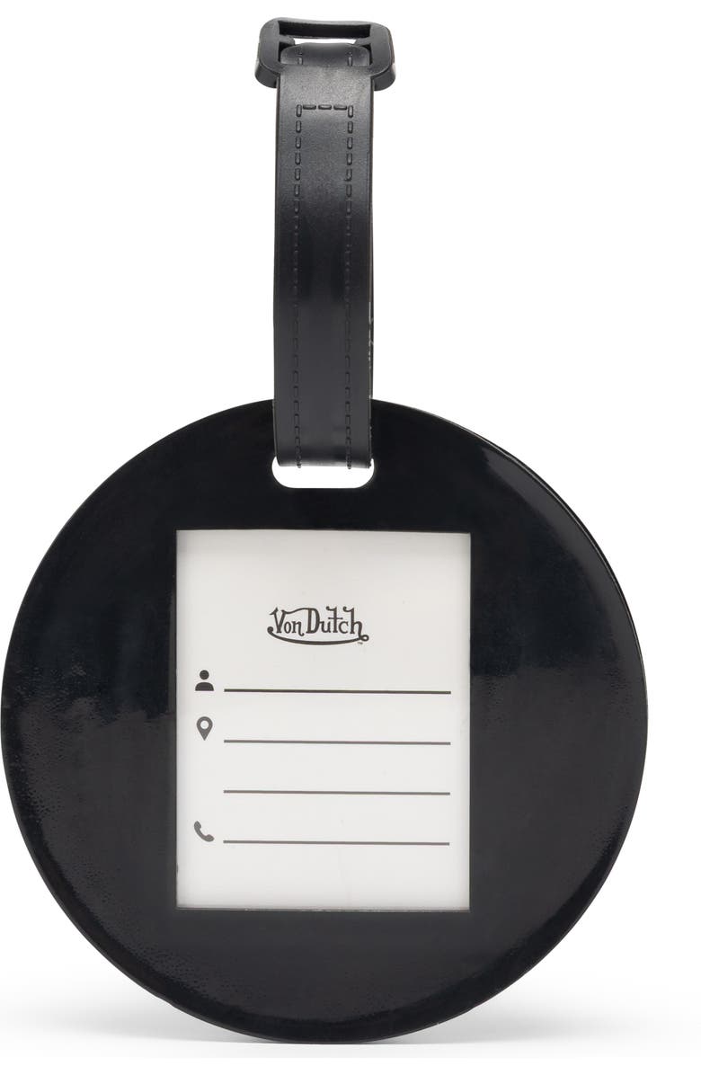 Von Dutch Vision 2-Piece Suitcase ID Tag Set with Adjustable Straps, Alternate, color, Vision