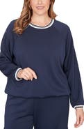 RUBY RD Bubble Hem Top
