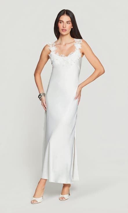 Lala Hammered Lace Combo Dress