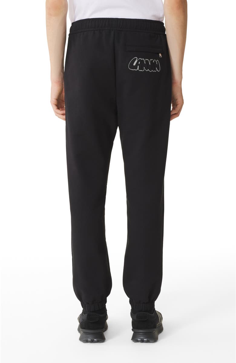 Lanvin Black Modern Curb Jogging Pants, Alternate, color, Black