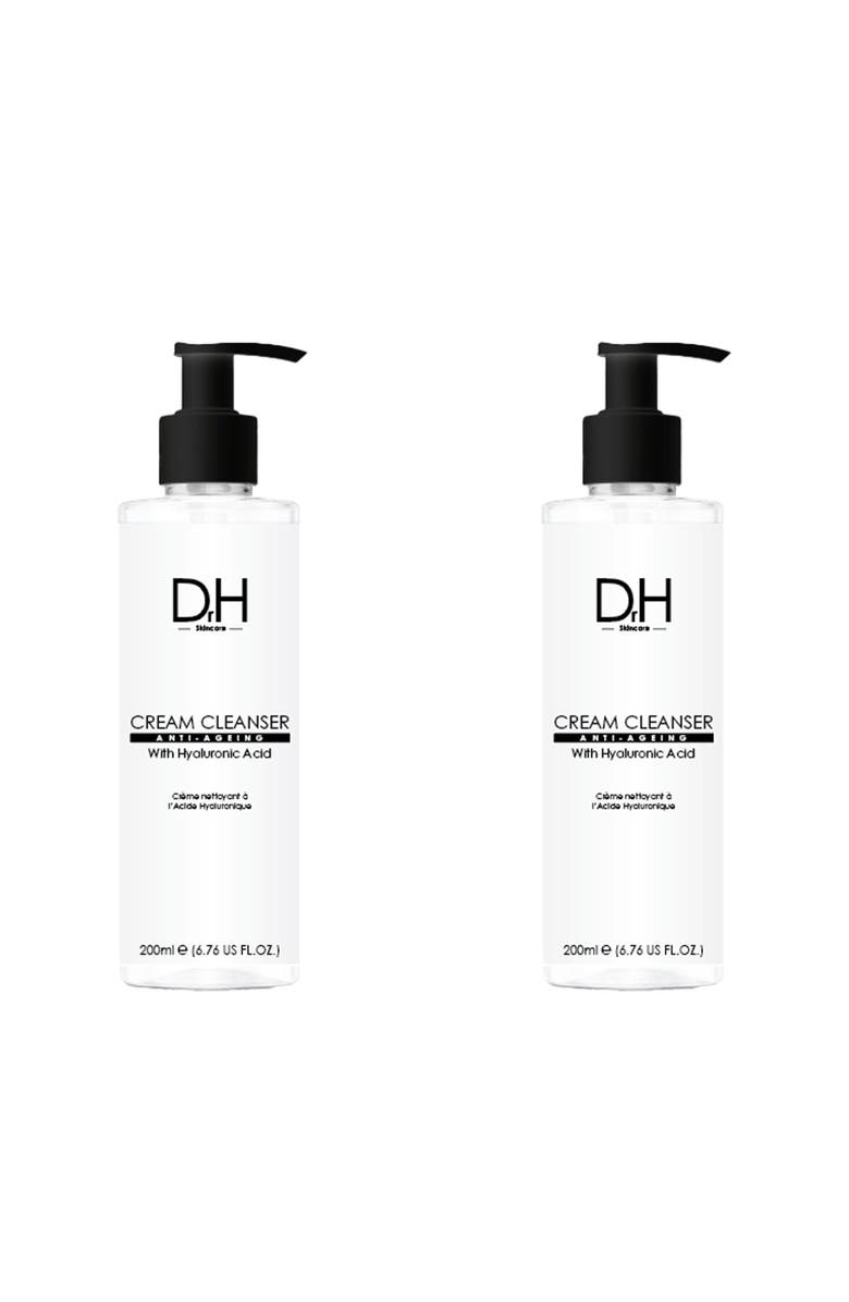Dr H Cream Cleanser with Hyaluronic Acid 200ml x 2 Duo Set, Main, color, 