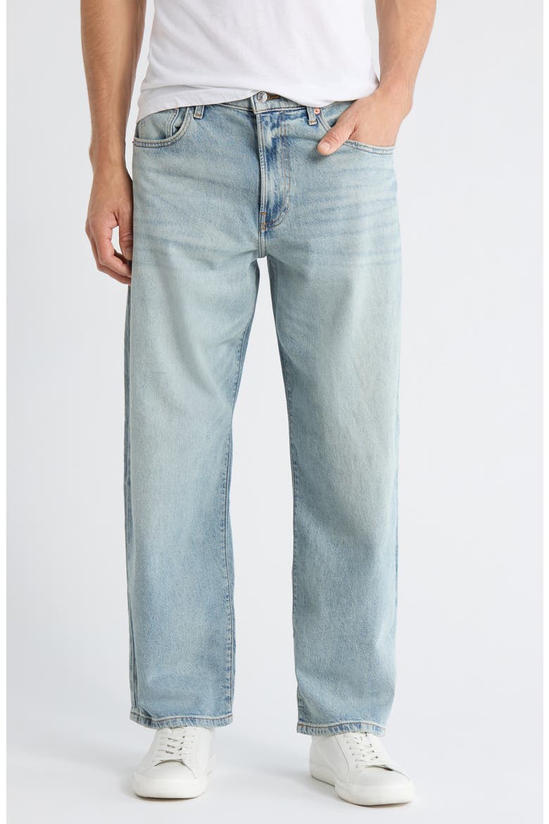 281 Baggy Straight Leg Jeans, Main, color, COMET TAIL