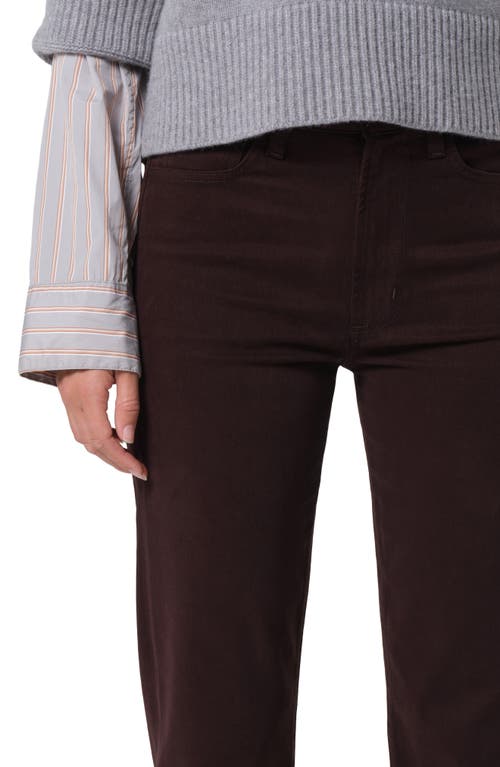 Citizen Of Humanity Citizens Of Humanity Caia High Waist Ankle Straight Leg Jeans In Brown