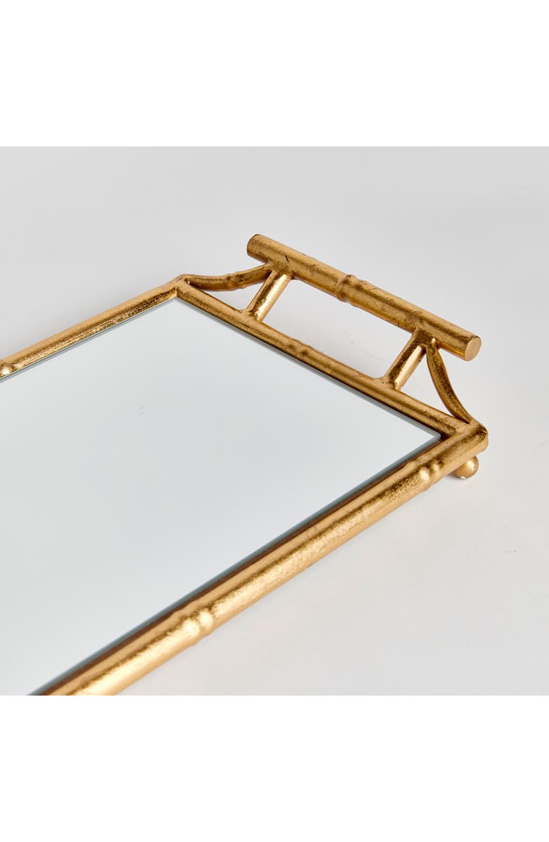 Napa Home & Garden Daphne Narrow Decorative Mirrored Tray With Handles, Alternate, color, 