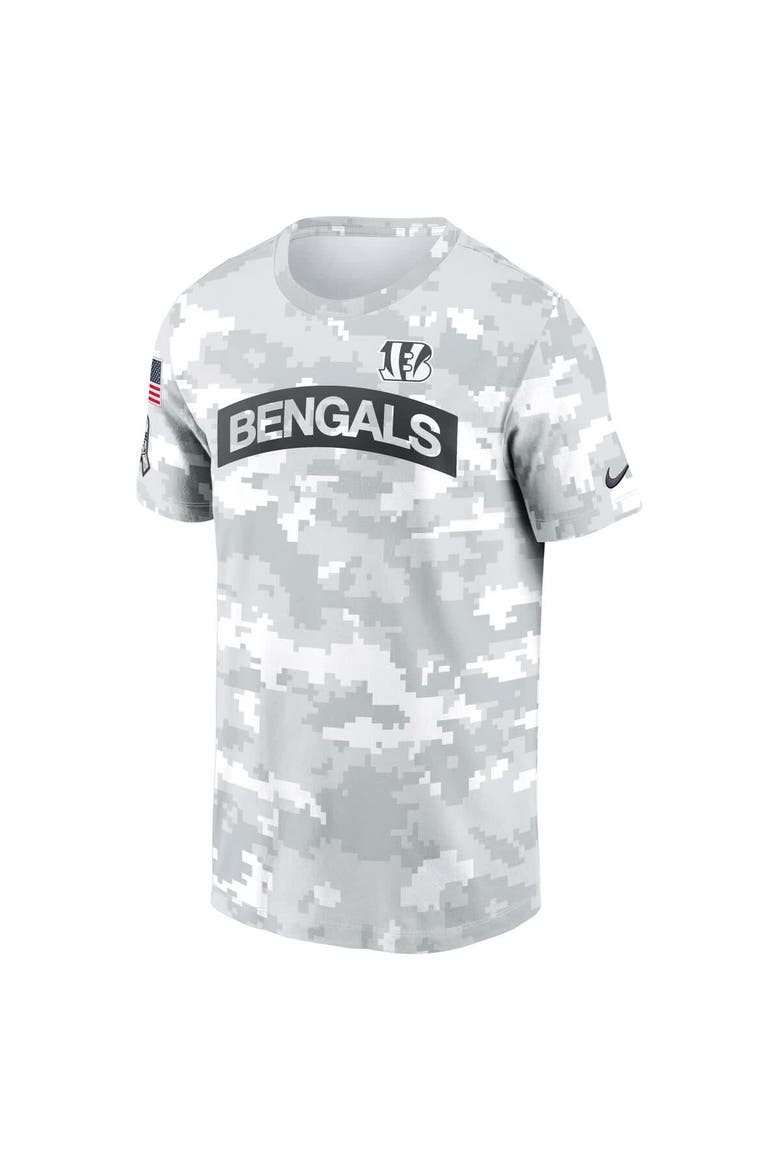 Men's Nike White Cincinnati Bengals 2024 Salute To Service Big & Tall Performance T-Shirt, Alternate, color, White