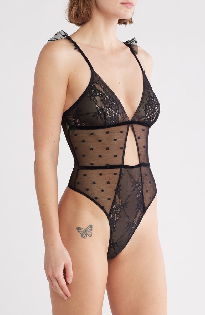 Honeydew Flora Teddy, Alternate, color,