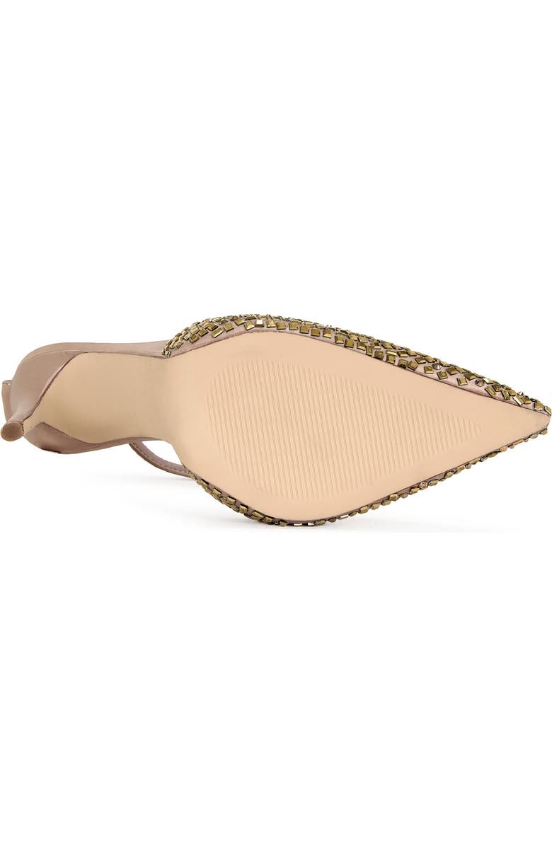 AZALEA WANG Waraia Ankle Strap Pointed Toe Pump, Alternate, color, Brown