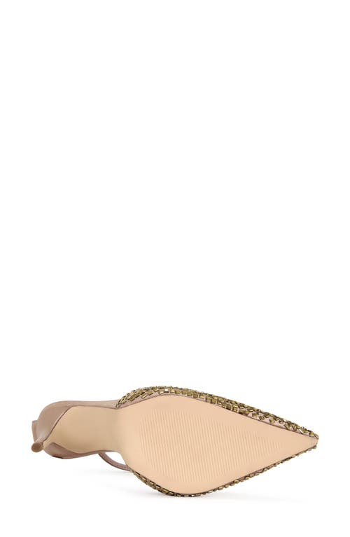 Azalea Wang Waraia Ankle Strap Pointed Toe Pump In Brown