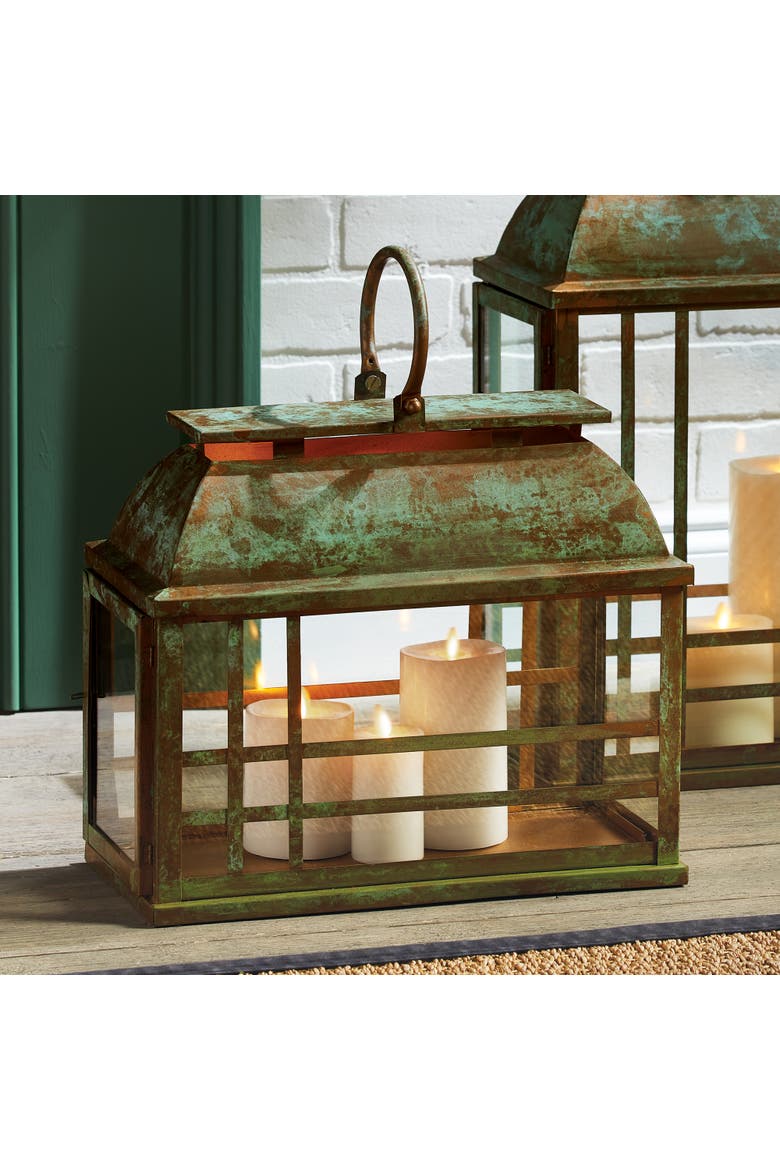 Solana Lantern, Alternate, color, Brown